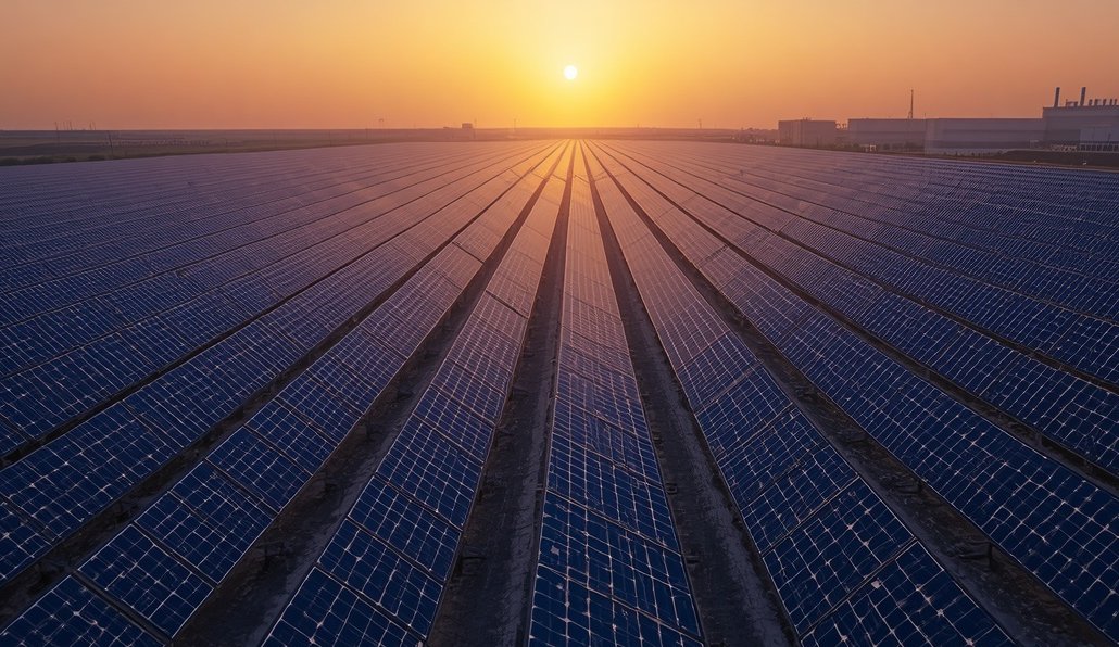 Renewable energy infrastructure behind India's 2030 target